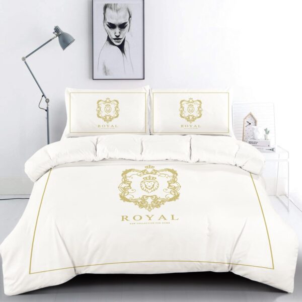סט מצעים למיטת יחיד 100% כותנה דגם royal