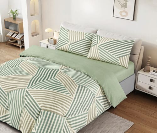 סט מצעים 100% כותנה סאטן דגם ורוניקה - 1