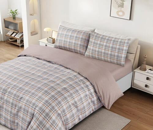 סט מצעים 100% כותנה סאטן דגם ורוניקה - 2