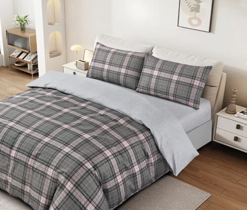 סט מצעים 100% כותנה סאטן דגם ורוניקה - 3