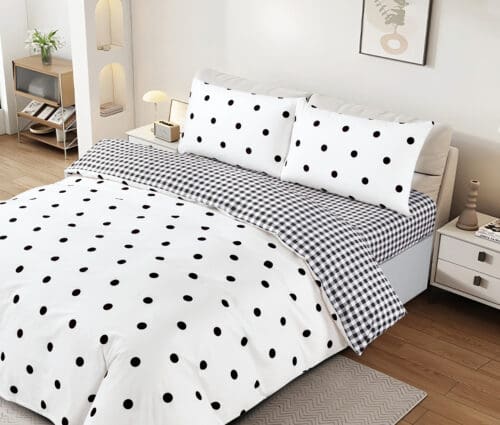 סט מצעים 100% כותנה סאטן דגם ורוניקה - 4