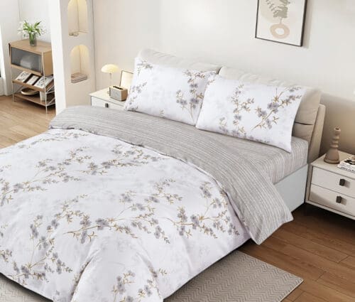 סט מצעים 100% כותנה סאטן דגם ורוניקה - 5