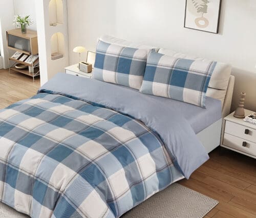 סט מצעים 100% כותנה סאטן דגם ורוניקה - 8