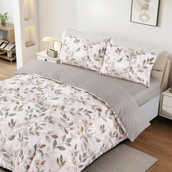 סט מצעים 100% כותנה סאטן דגם ורוניקה - 9