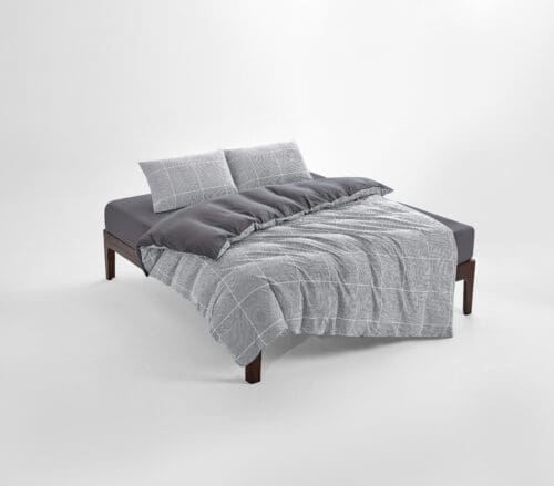 סט מצעים דגם אסטרה - אפור כהה