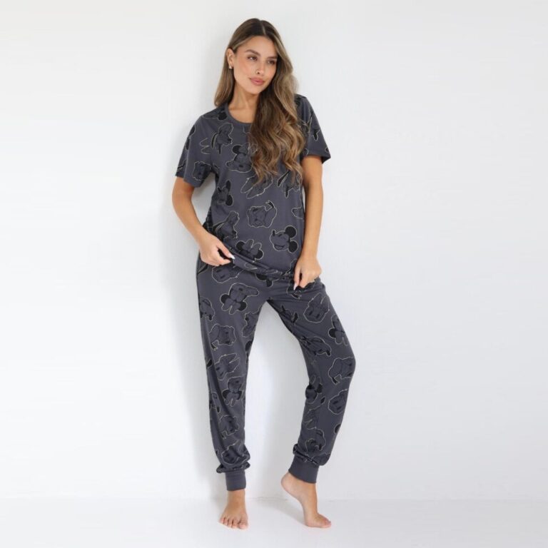 פיג'מת נשים דלתא דגם מיני מיקי וחברים מידות XS-XXXL קולקציית אביב קיץ 2026